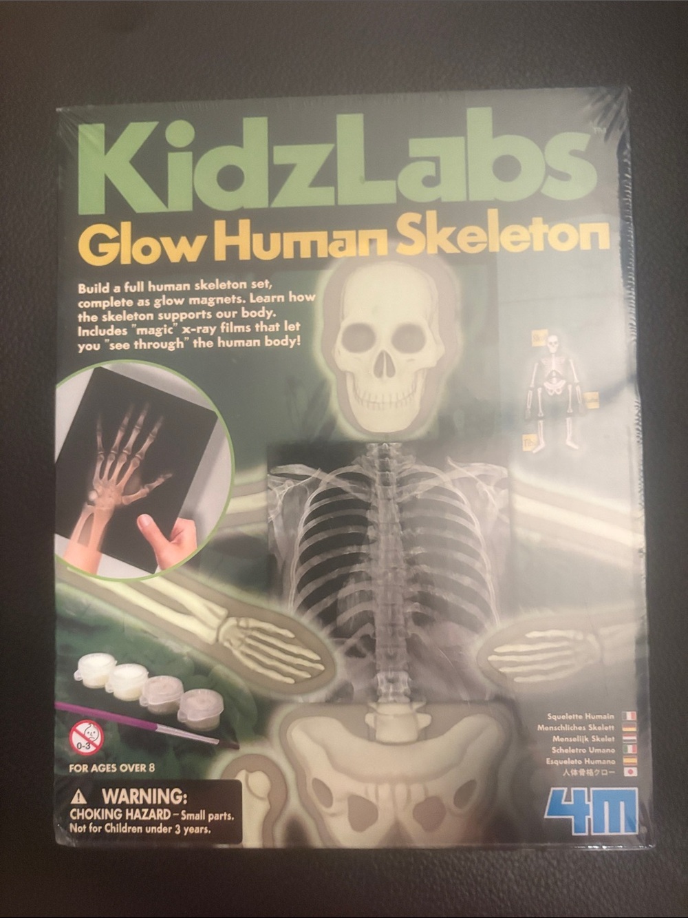 Glow Human Skeleton kit Green Glow